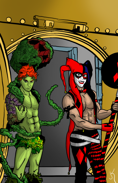 Poison Sumac and Harvey Quinn