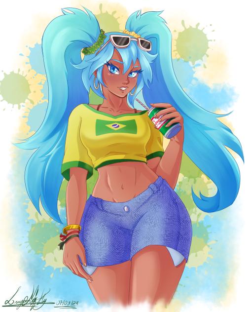 Brazilian Hatsune Miku lv
