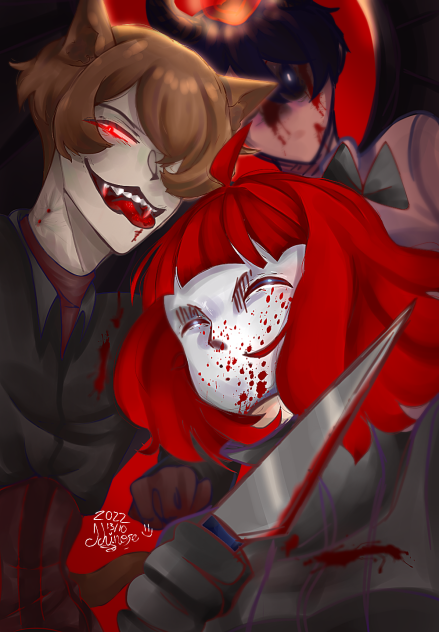My ocs [halloween looks] 🕸️