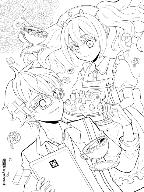 ナイトメア企画用ぬりえ①