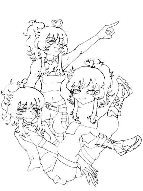 Isa’s DTIYS LINEART