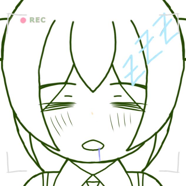 ずんだもん？(塗り絵）