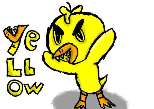 yellow raibow friends