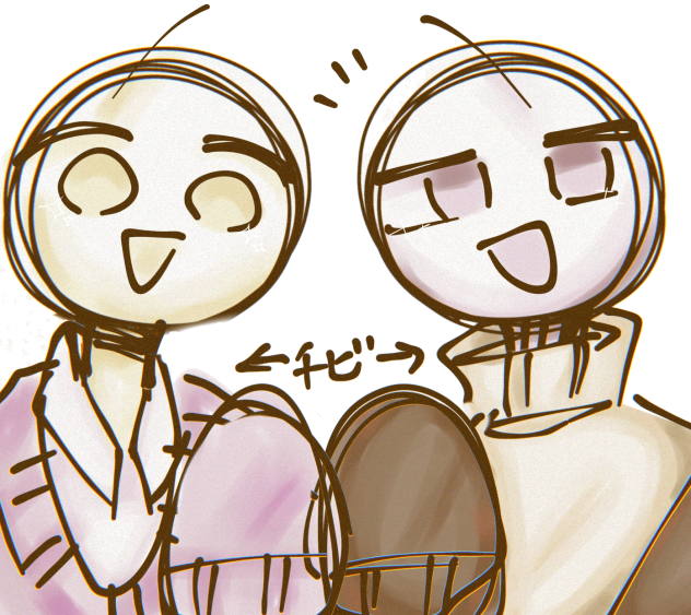 どっちがどっちでしょーか！！