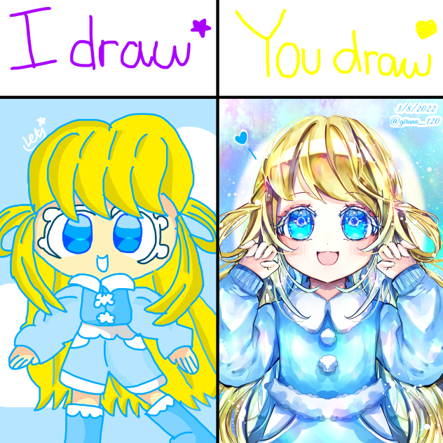 I draw you draw with Leticia