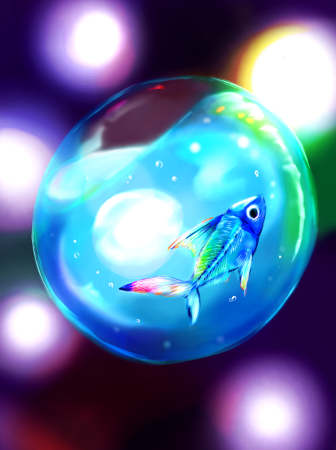light & bubble