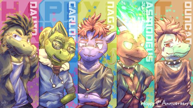 1st anniversary 2 Dante!!