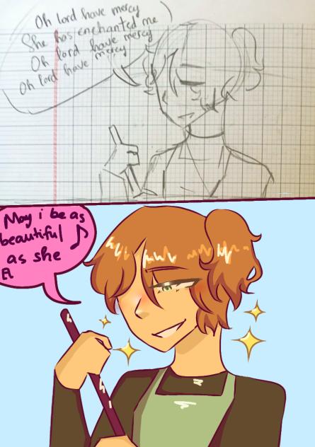 pg7✨ of ep5 of The Amber Siblings!! 💕💗