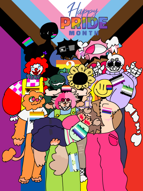 Happy Pride Month!!!!! ️🧡💛💚💙💜 - ibisPaint