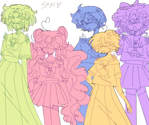 Magical girl redesigns!!