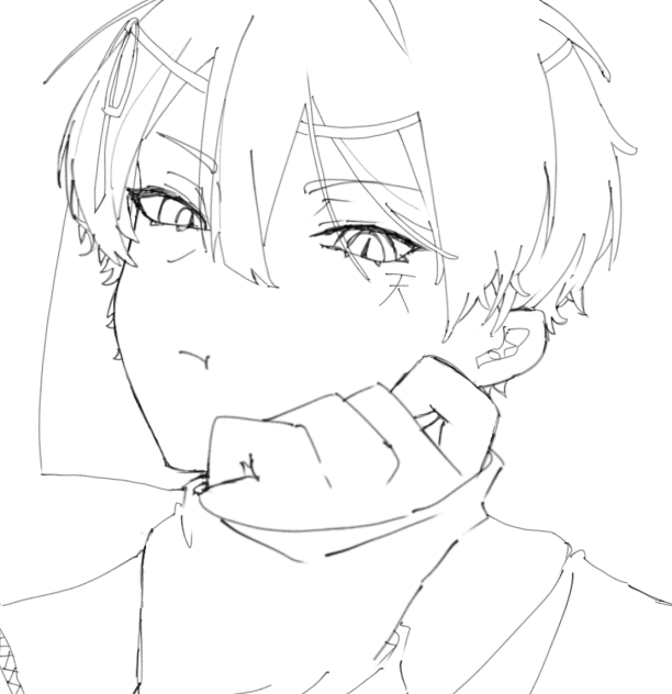 ﾛﾛﾛ線画