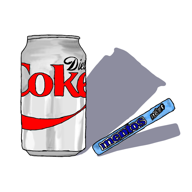 Diet Coke Mentos Trace KC ibisPaint