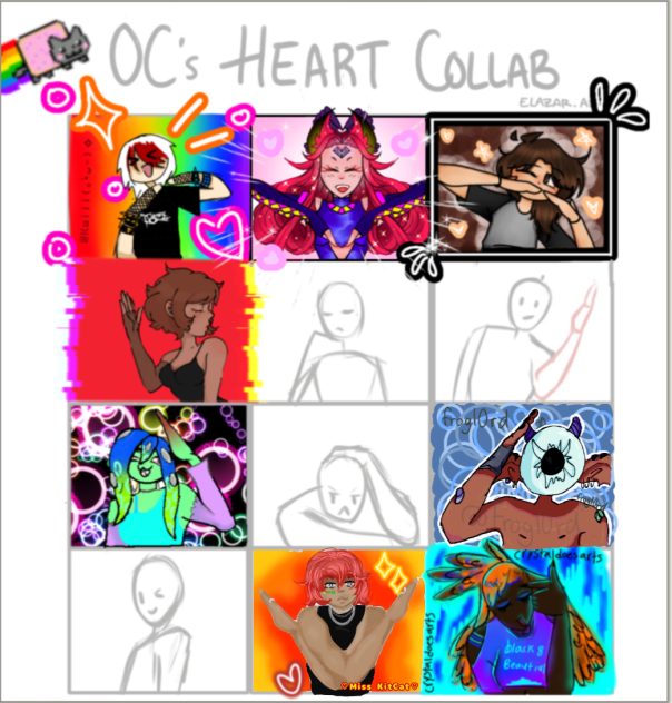 OC'S Heart Collab!