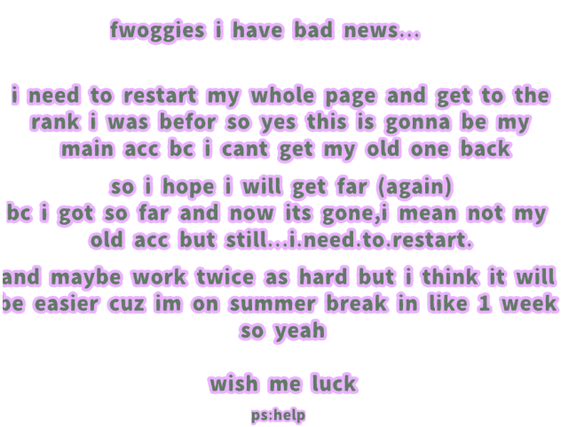 welcome to my new page