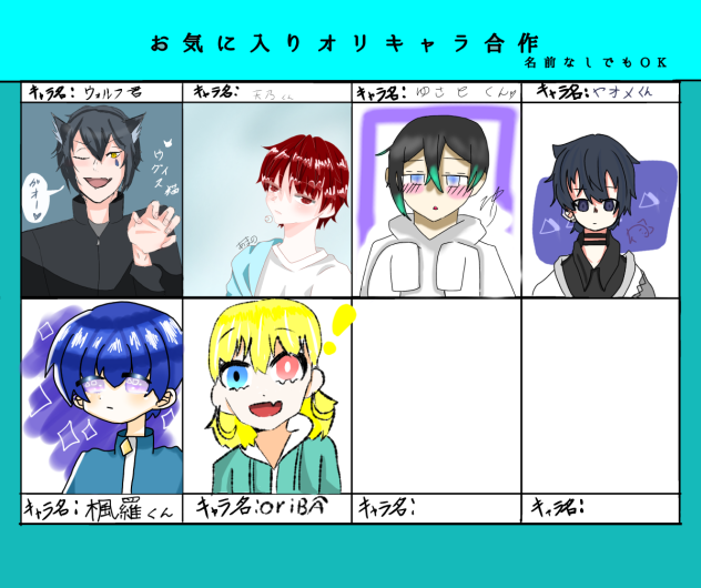 お気に入りオリキャラ合作