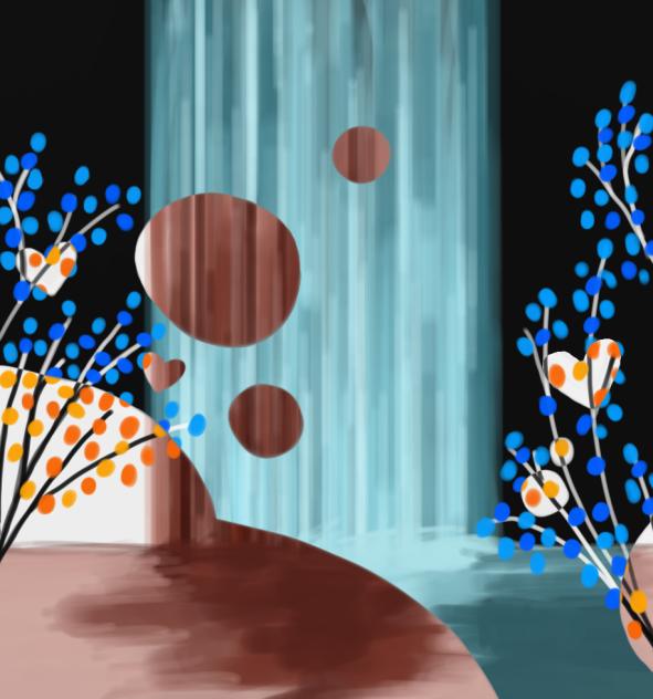 waterfall - ibisPaint