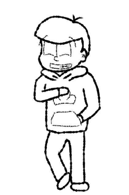 とにかく兄貴なおそ松(線画)