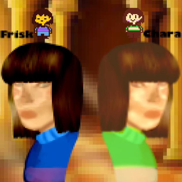 Frisk and Chara - ibisPaint