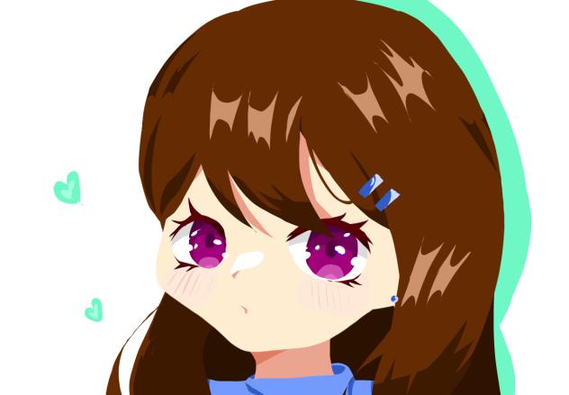 投げ縄塗り、消しだけで描いた