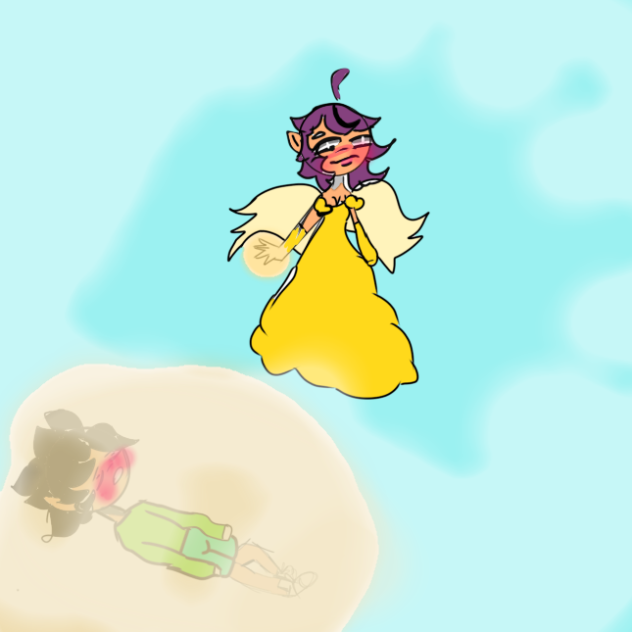Save by a royal angel