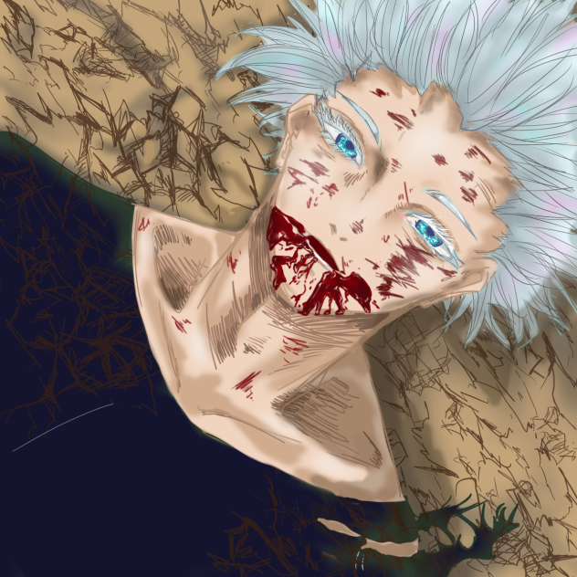 いるがページ　五条悟　完全版 五条悟最期 - ibisPaint