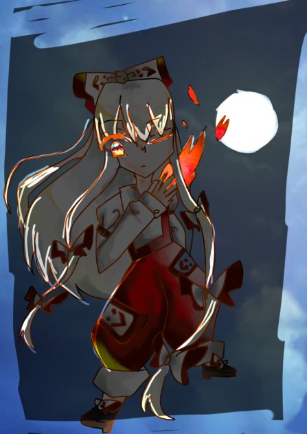 妹紅　着色版