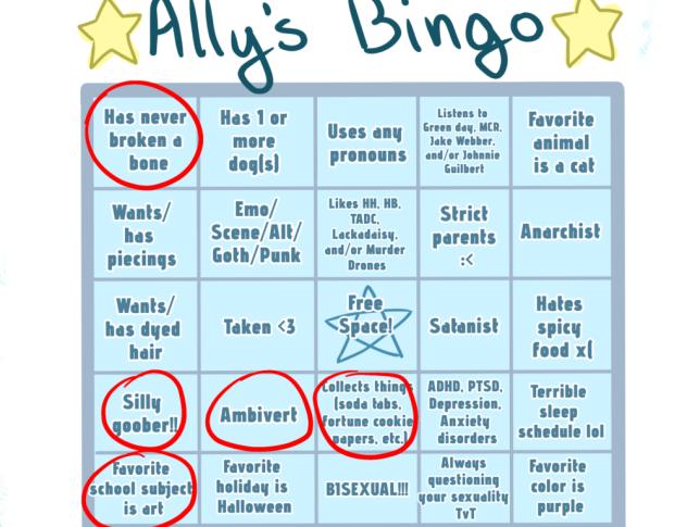 ALLYS BINGO