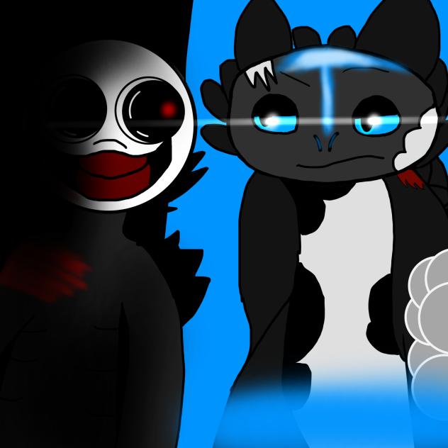 The night fury compared to the mimic