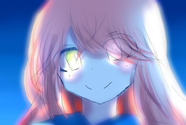 ピンク髪の少女