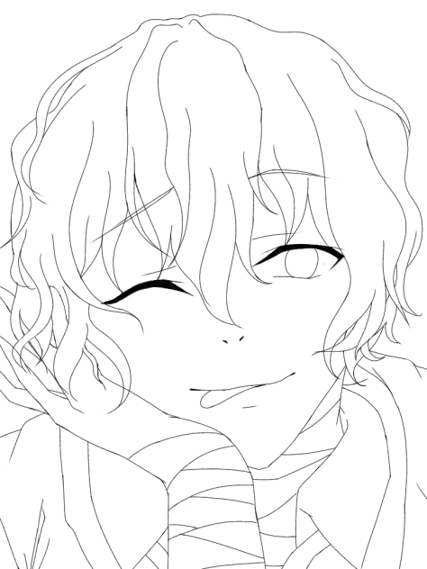 Dazai Lineart