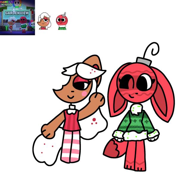 drew the christmas toons in aawosw