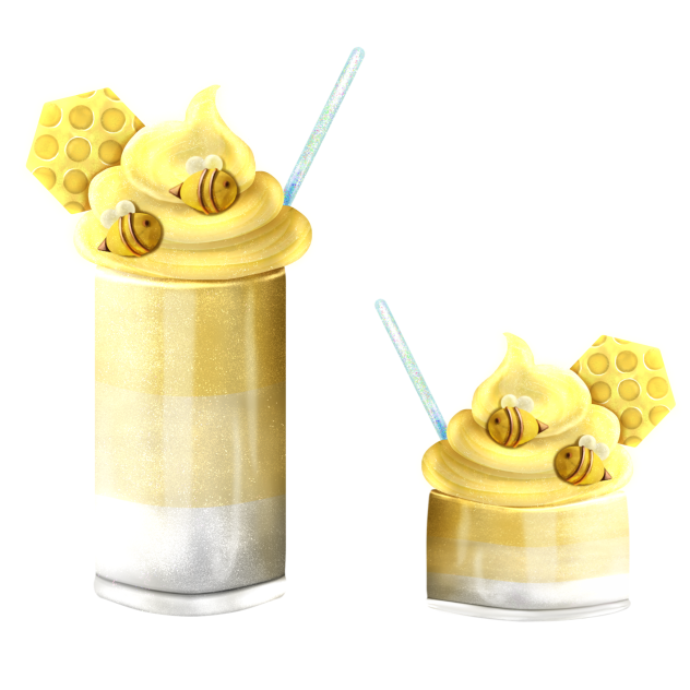 Honey ice cream