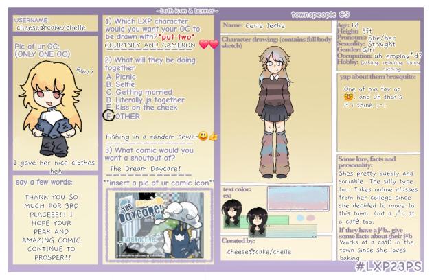 LXP prize sheet submission 🤗