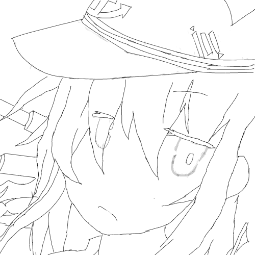 下手っぴが響をトレースしてみた 線画 Ibispaint 下手っぴが響をトレースしてみた 線画 Ibispaint