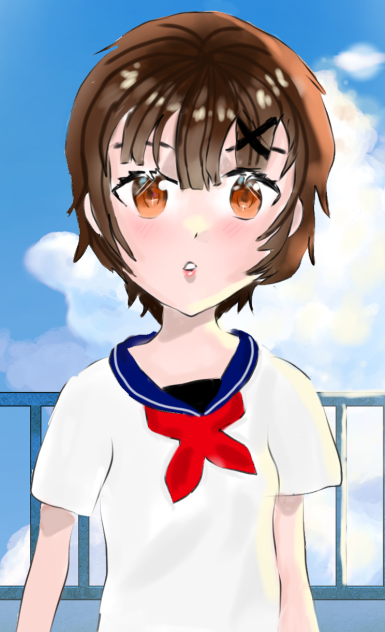 school girl (coloring practice )