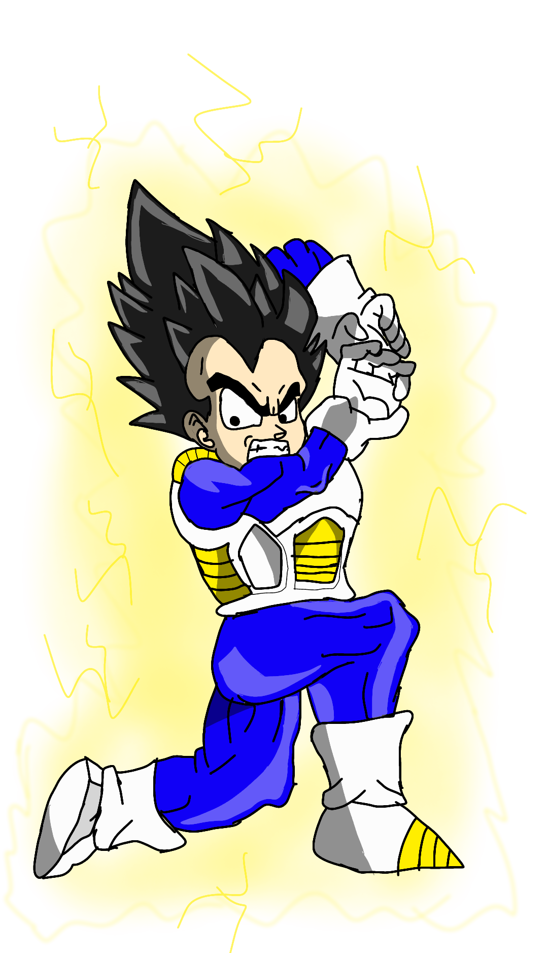 Vegeta Using Galick Gun ibisPaint