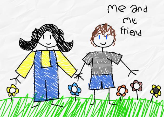 me and my friend