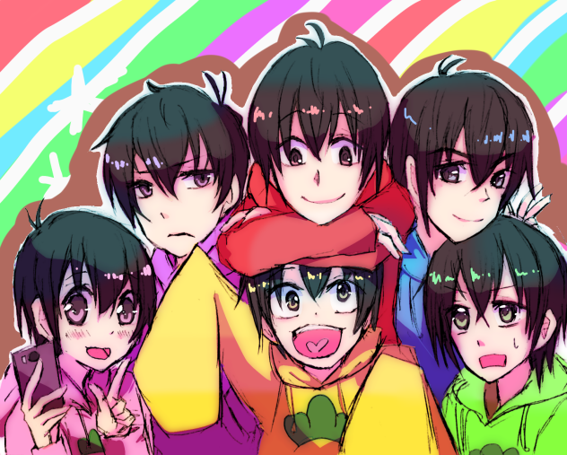 自分絵でおそ松さん
