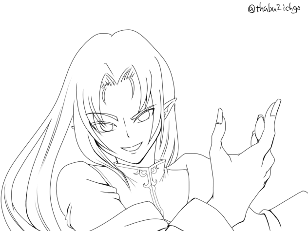 ぬりえ＊fearless smile