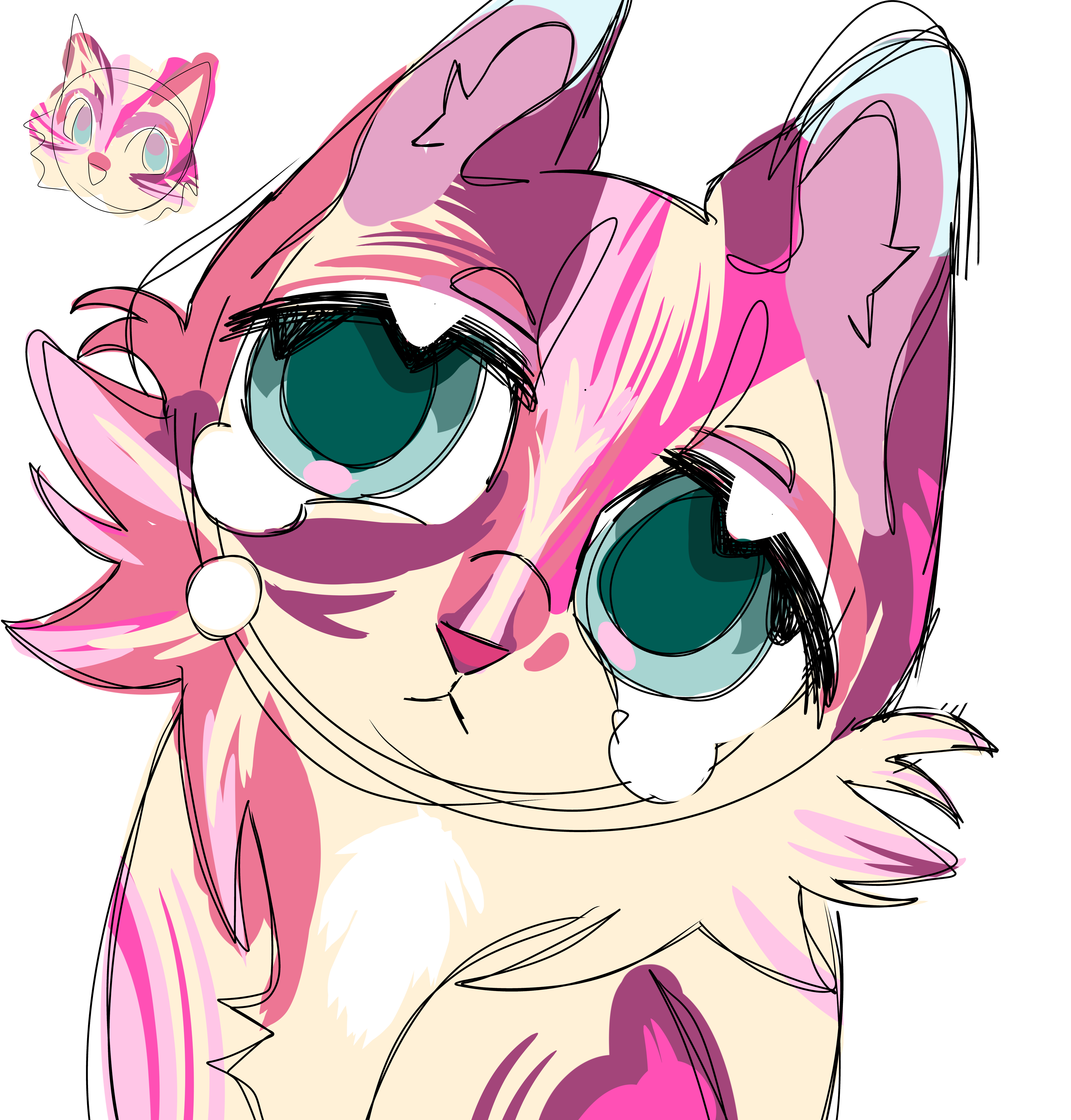 warriors oc rough sketch - ibisPaint