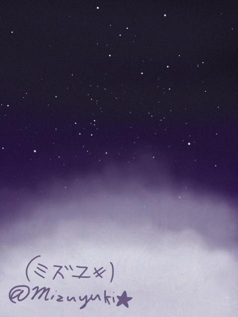 スペーシー・クラウズ・スピードペイント