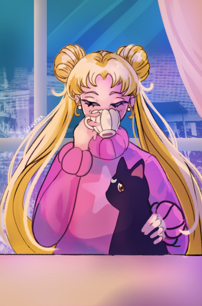 Sailor Moon Screenshot Redraw