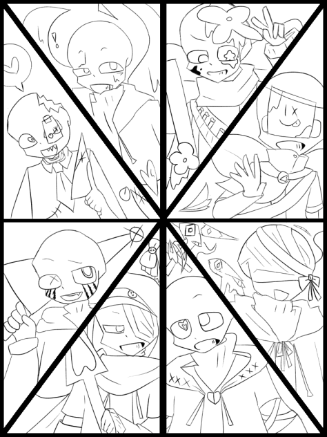 線画☆