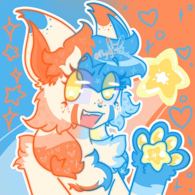 Art Trade with NanuKulii 🧡💙