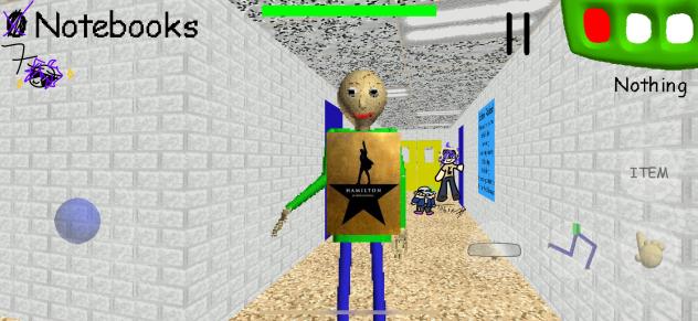 playing Baldi while listening to haimton