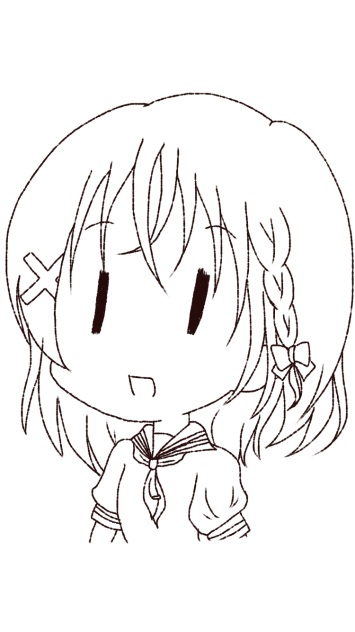 ちびサンシャイン！ ラブライブトレス 線画