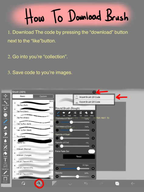How To Save QR Brush Code