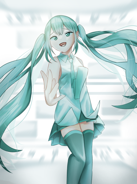 71・初音ミク　君が飛び降りるのならば