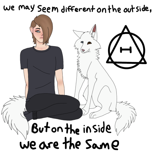 Therian self portrait(s)