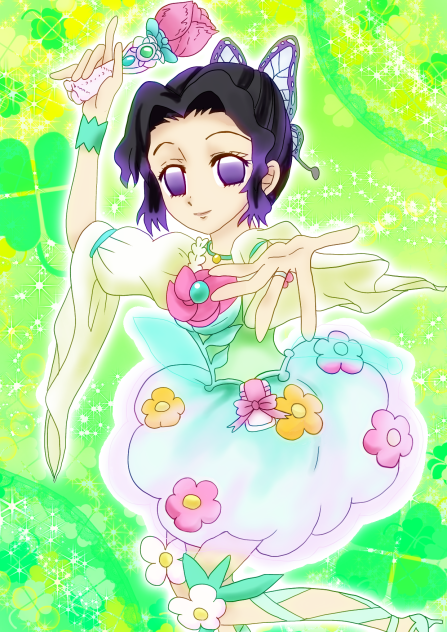 胡蝶しのぶ×キュアフェリーチェ　鬼滅のプリキュア